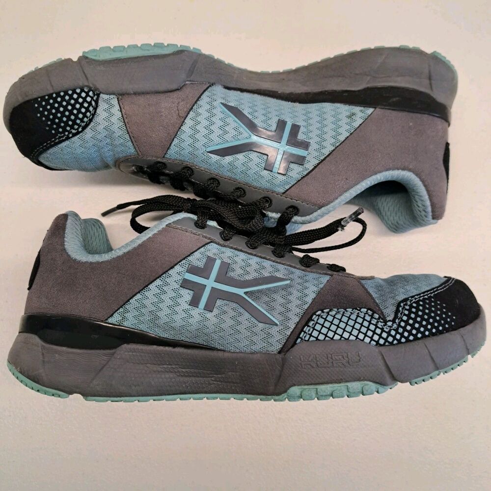 KURU Women's Quantum Glacial Walking Sneakers Gray/Blue/Blk Sz 8W US - Picture 2 of 8